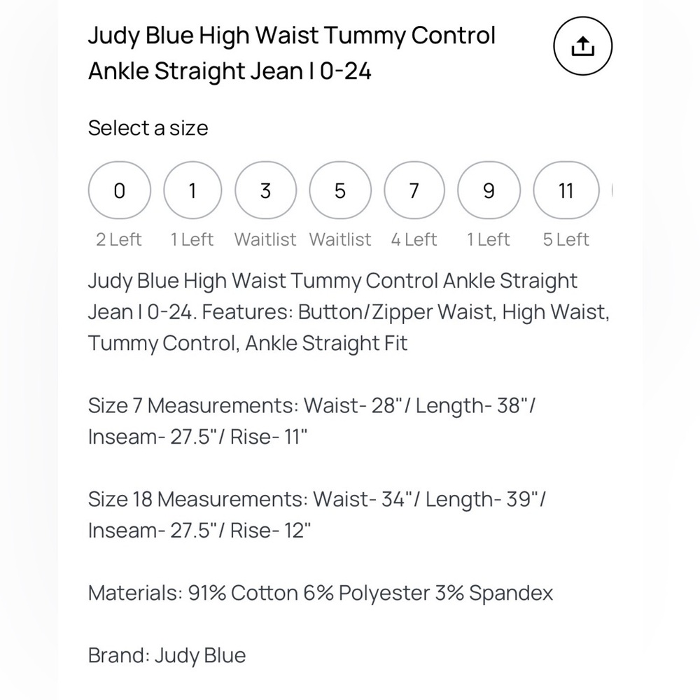 Judy Blue White Kick Flares NEW - Picture 4 of 4
